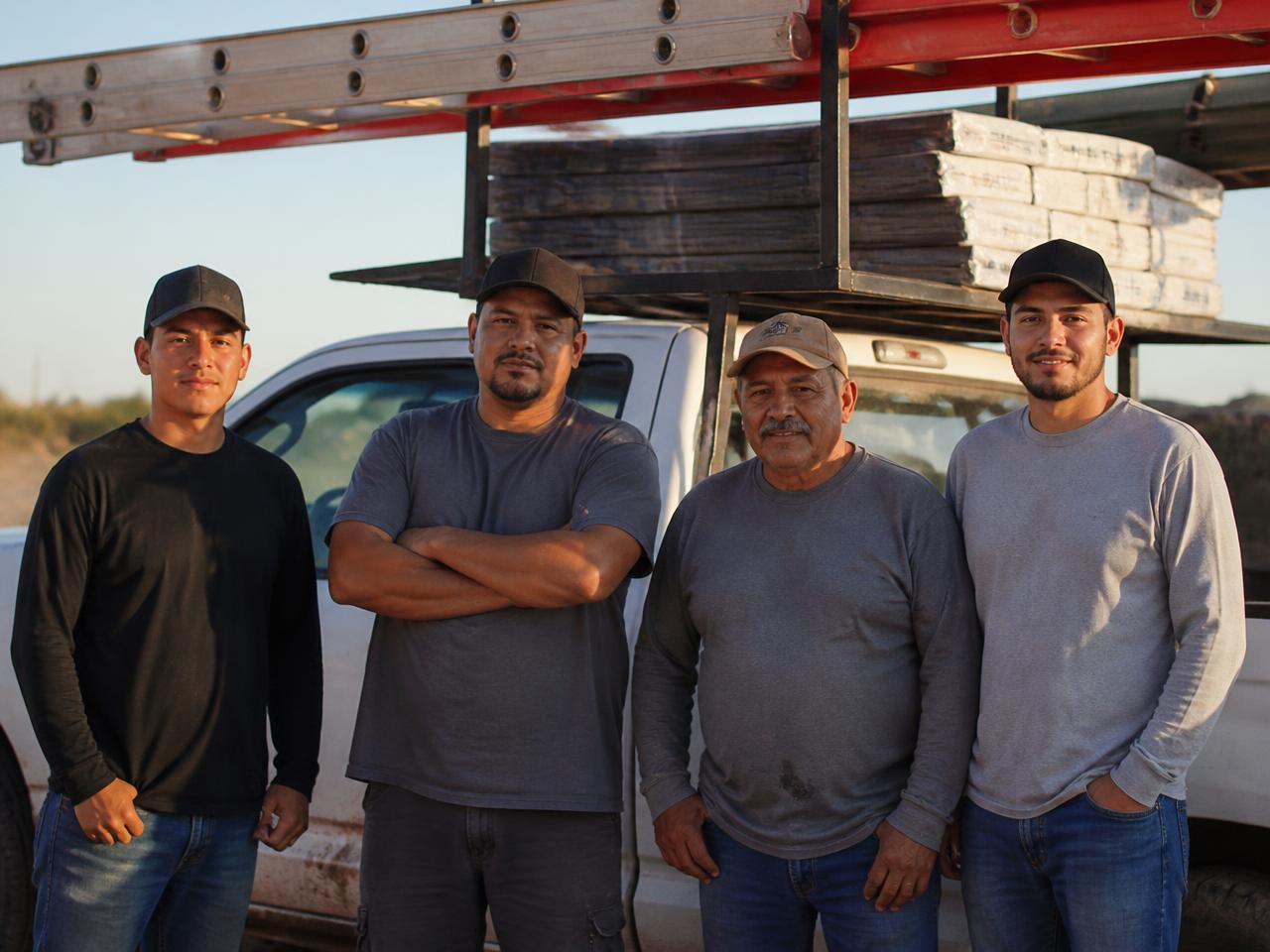 The Candela Roofing team in San Angelo, TX